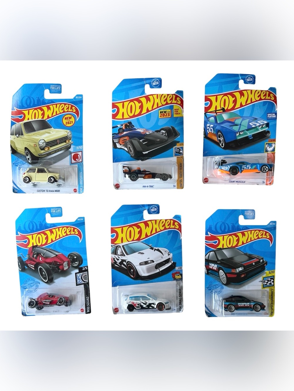 Hot Wheels Cars Toys Lot Of 6 New